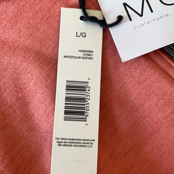 BNWT  TAHARI Half Zip Pull Over Fleece Lined Beautiful Unisex - Picture 5 of 9